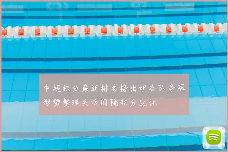 中超积分最新排名榜出炉各队争冠形势整理关注间隔积分变化